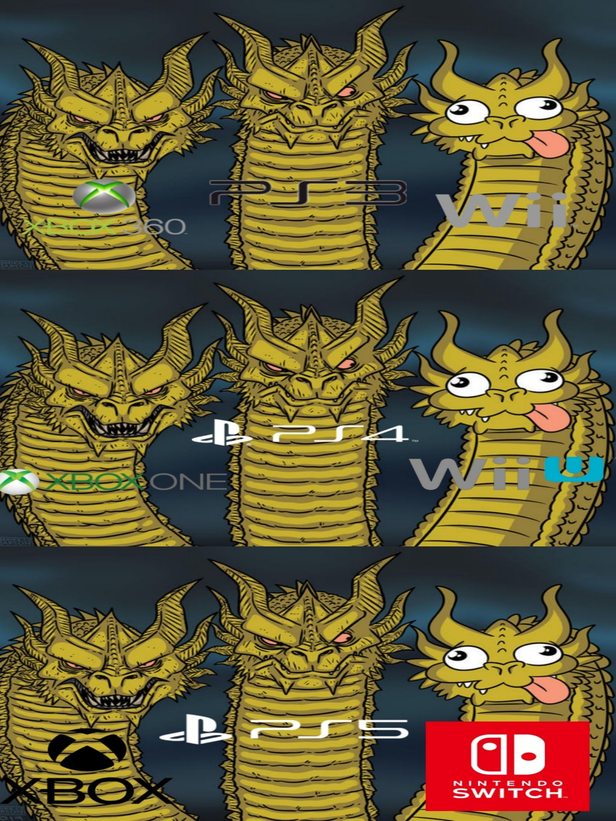 NO apoyo la guerra de consolas Pero este meme es tru