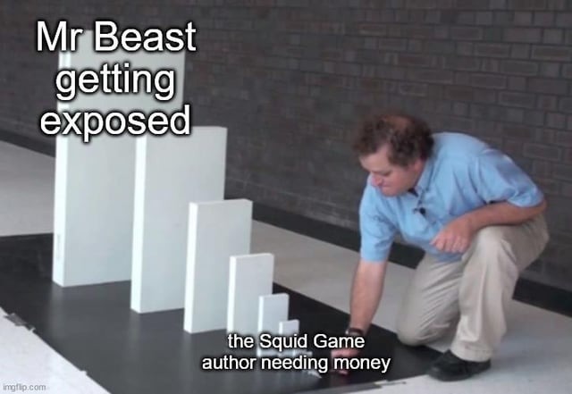 Mr Beast is getting exposed again or what - meme