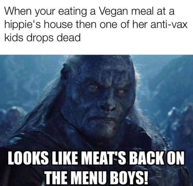Offensive meme to vegans