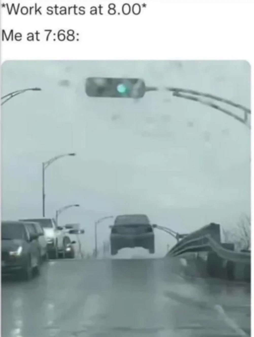 I’m almost on time - meme