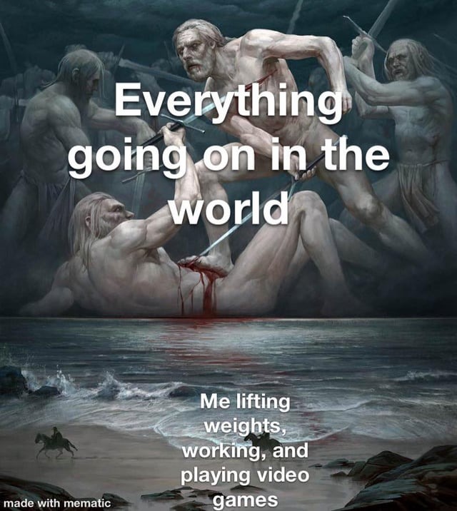 Just keeping my life going - meme