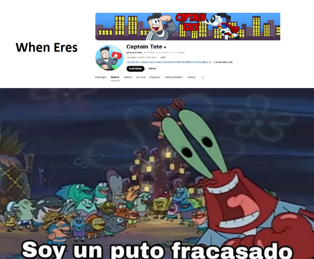 Si No Lo Conocen Busquenlo En Youtube Como Captain Tate - meme