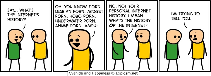 the TRUE history of internet - meme
