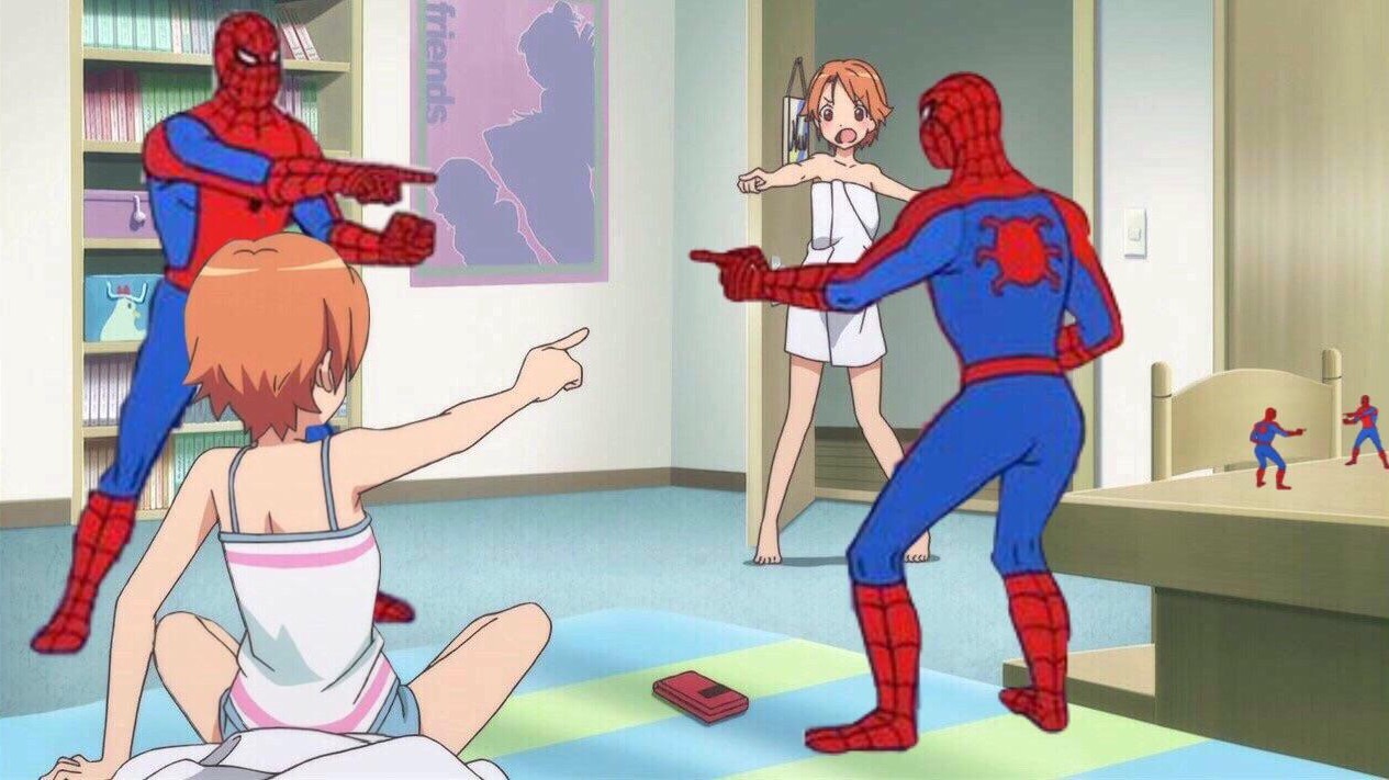 Spider man is a top tier wifu - meme