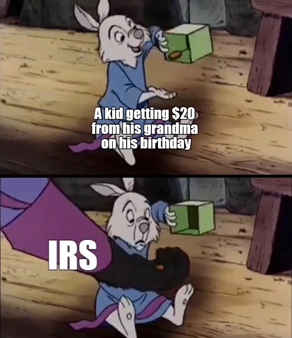 IRS Happy birthday - meme