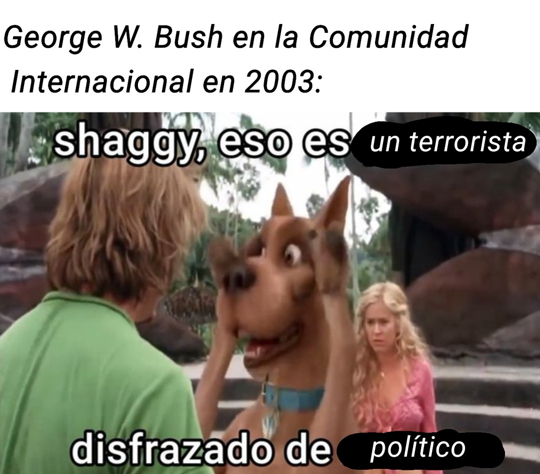 George W. Bush en Irak 2003 - meme