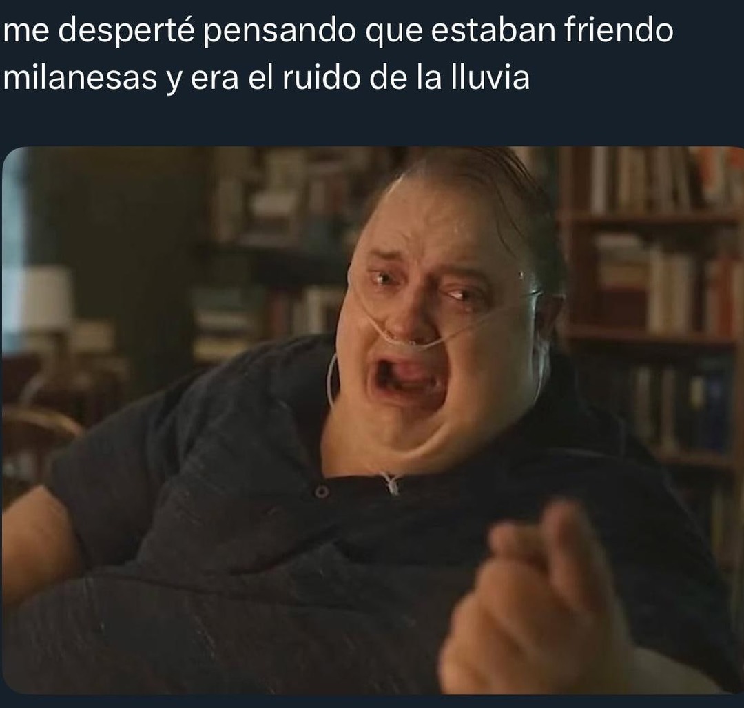 Soñé con milanesas y era solo lluvia - meme