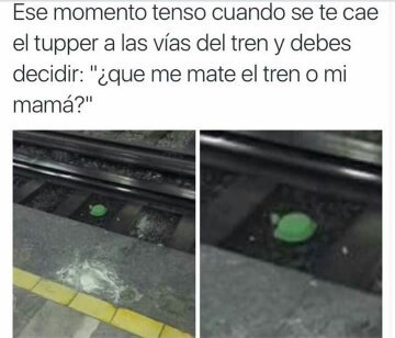 El tren , mi mamá es peor D: - meme