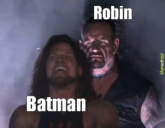 Robin siempre está en la sombra - meme