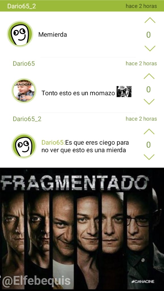 Las reglas de memedroid están de adorno