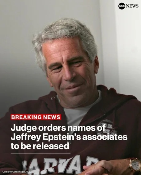 Judge orders names of Epstein's associates - meme