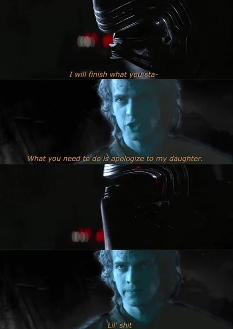 Yes Anakin, tell him - meme