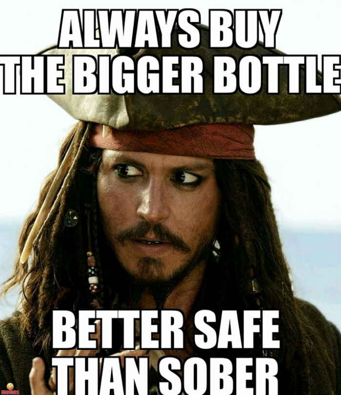 I love rum and pirates of the Caribbean so there’s that - meme