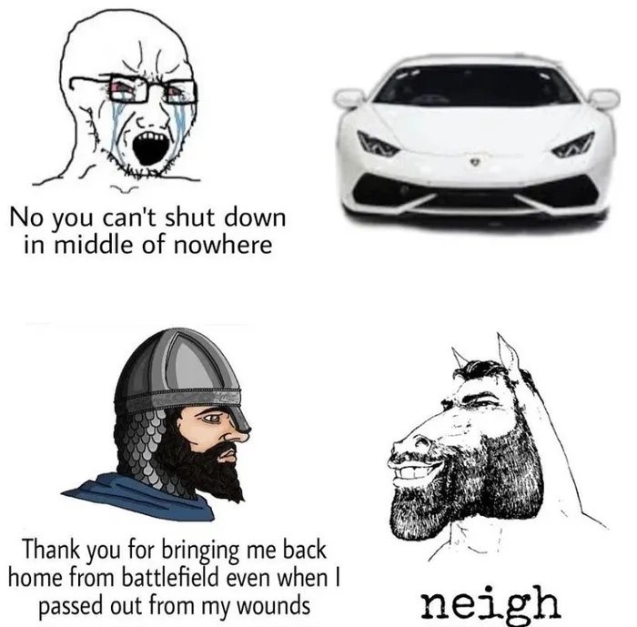 Horse vs Car Meme by Mr.Gimli ) Memedroid