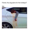 Any big plans for the holidays?