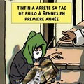 Tintin découvre la dure réalité