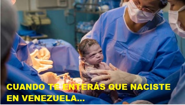 nacimiento en Venezuela - meme