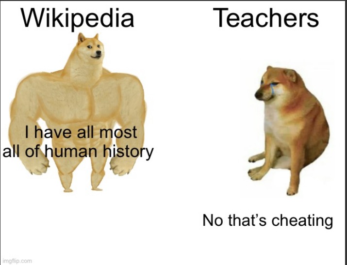 Wikipedia stronk - meme