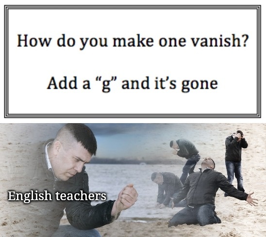 How do you make one vanish? - meme