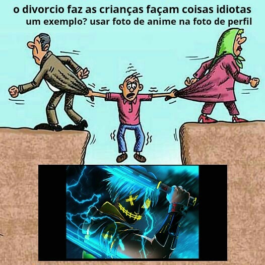 Foto de anime no perfil faz que seu argumento seja anulado - meme