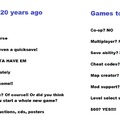 Games today vs 20yrs ago