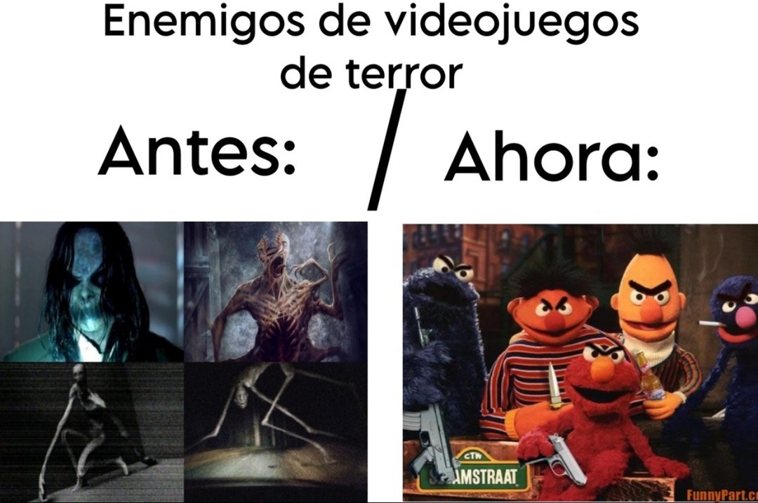 ya los juegos no da miedo - meme