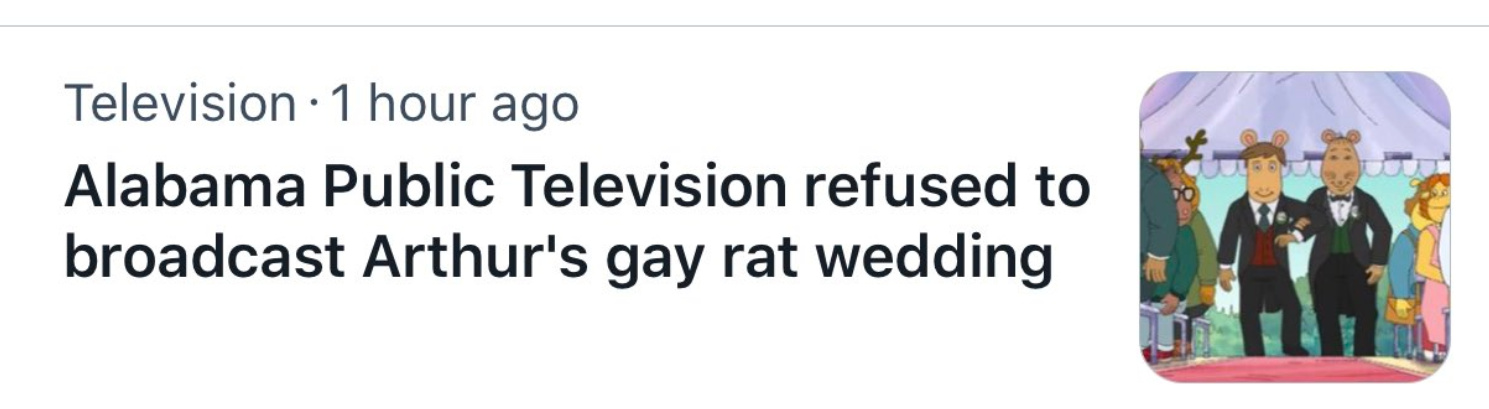 They made mah nigga Mr. Ratburn gay - meme