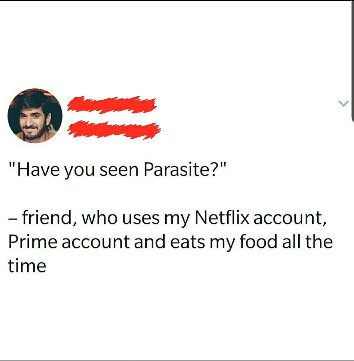 Parasite - meme