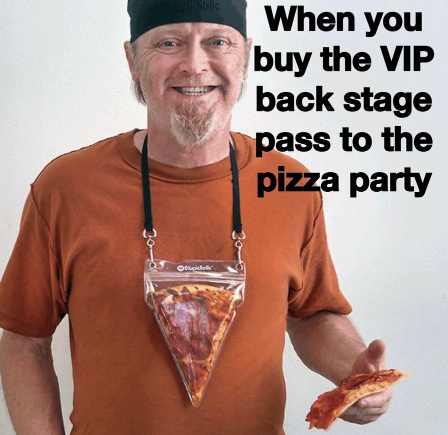 I like pizza and I like to party - meme