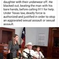 You better move to Texas if you want to make sure your daughter is less likely to be raped