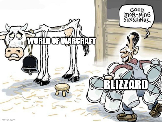 Apparently Blizzard announced 3 more WoW expansions - meme