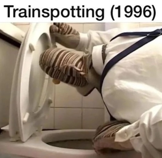 Trainspotting: cuando ser vago tenía estilo de culto - meme
