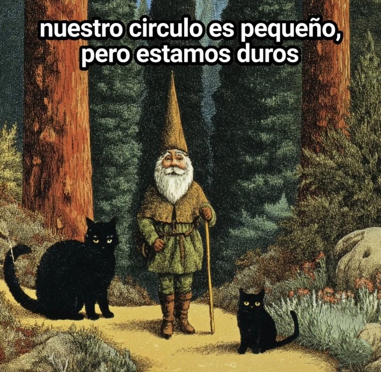 nuestro grupo es pequeño pero estamos duros - meme
