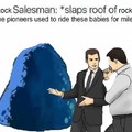 It's not just a boulder! It's a rock! A big beautiful rock!