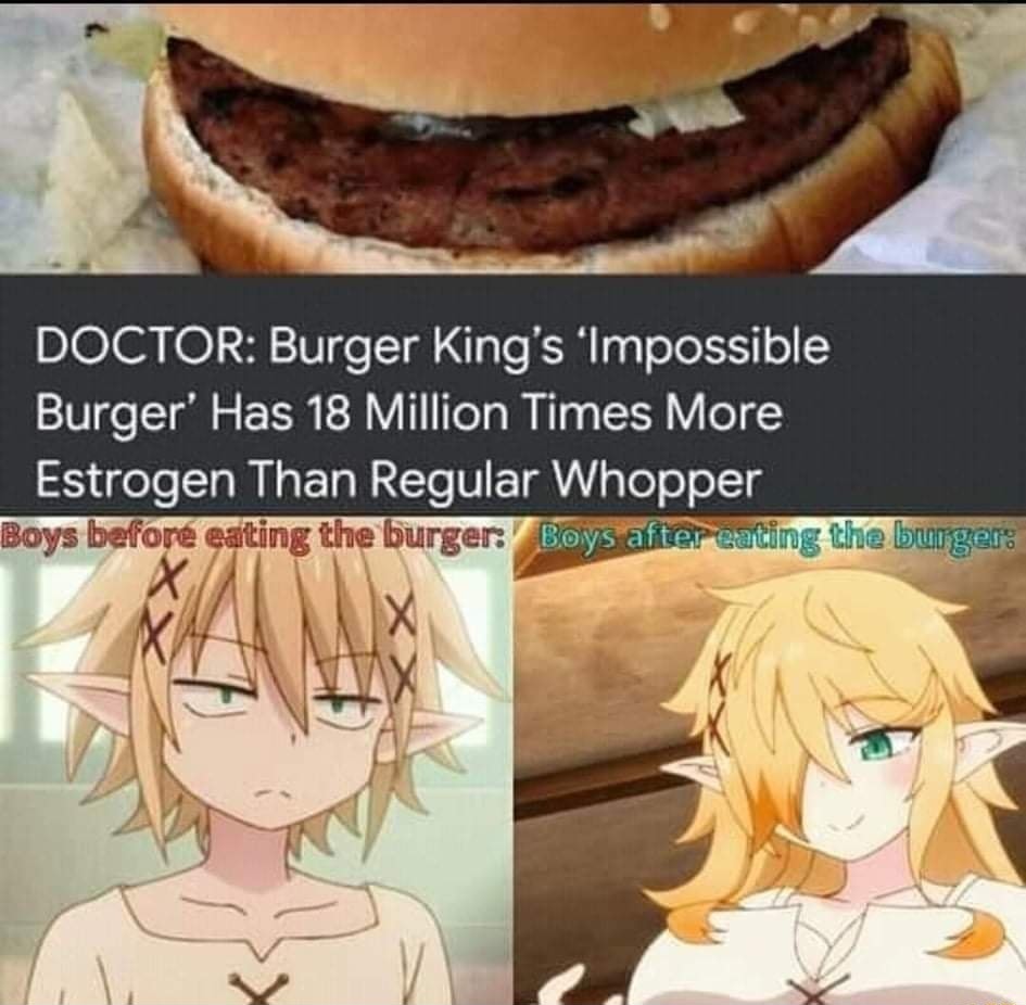 Impossible burger - meme