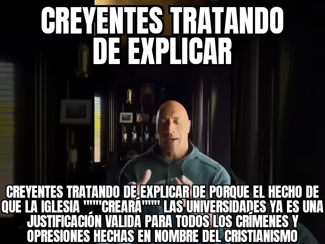 Así como la teoría del Big Bang - meme