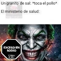 exceso de sodio - meme