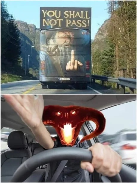 You shall not pass meme