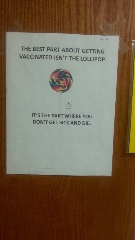 Pro vaccination soapbox - meme