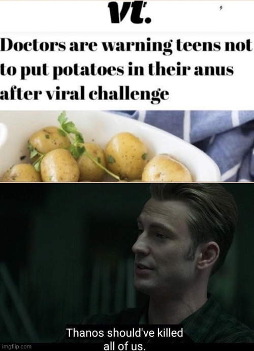 Potanus challenge - meme