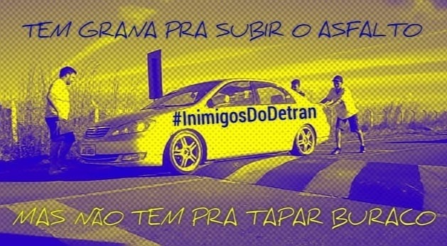 Inimigos do Detran - meme