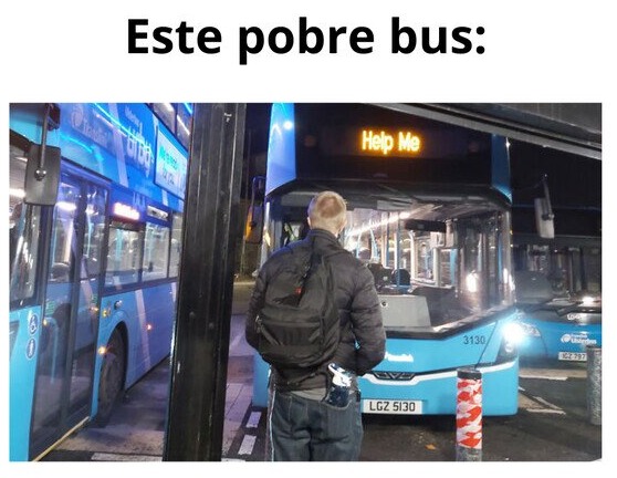 pobre autobus :okay: - meme