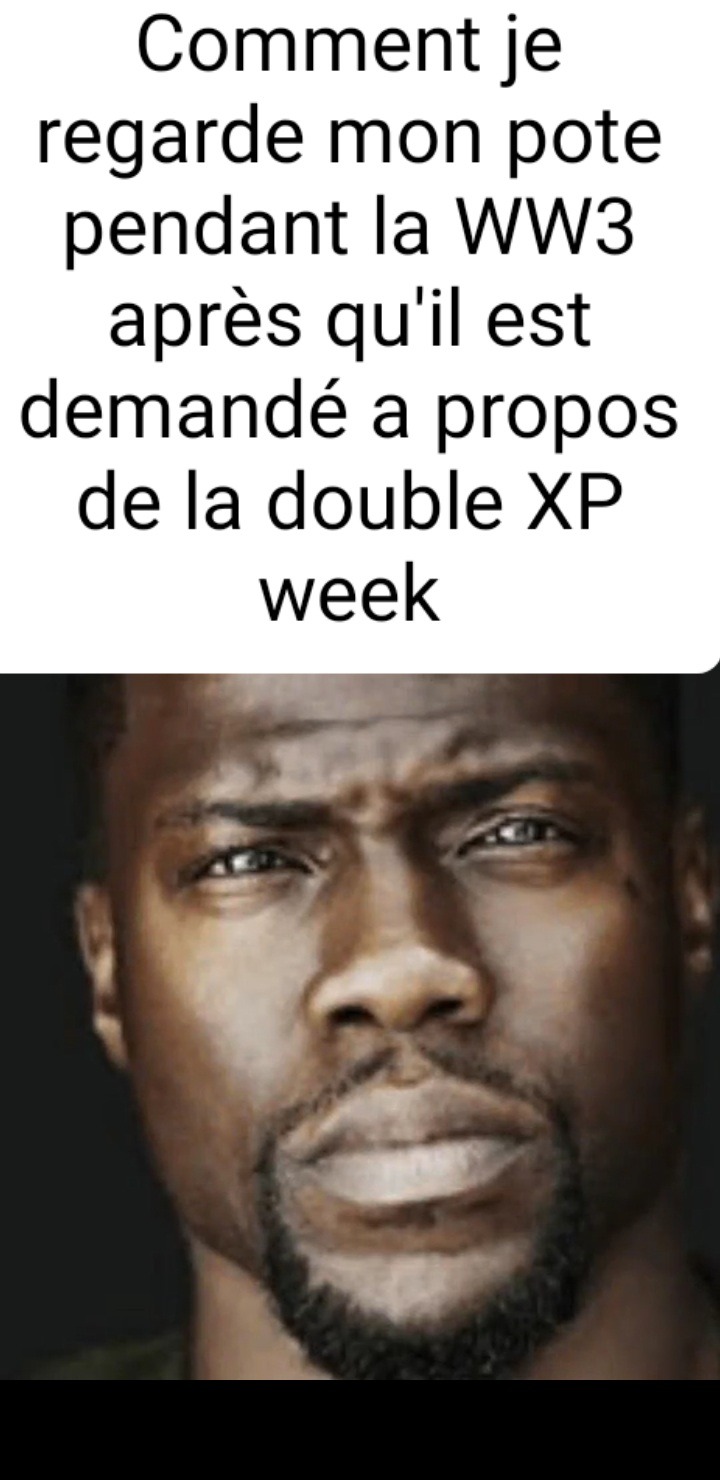 J'ai juste fais un meme low effort pour dire ; pourquoi je peux toujours pas com?