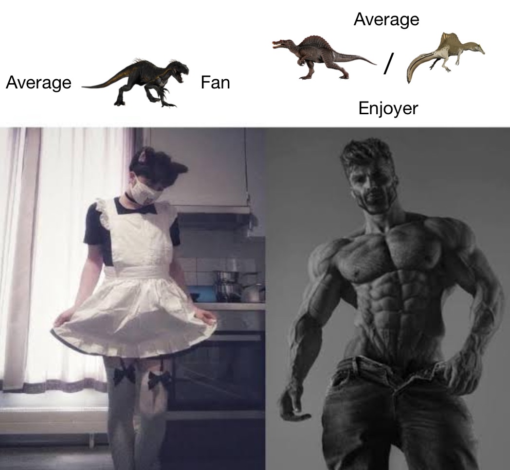 spinosaurus chad - meme