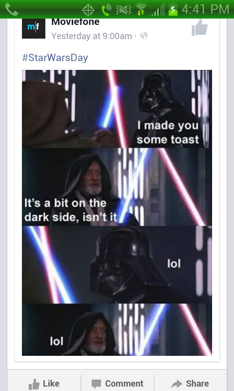 Dark side - meme