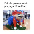 Esto le pasó a Mario por jugar Free Fire