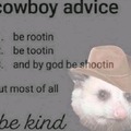 Cowboy is kind