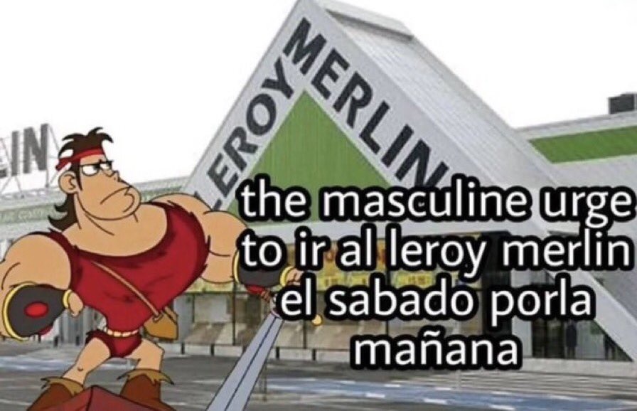 El título está en Leroy Merlin - meme