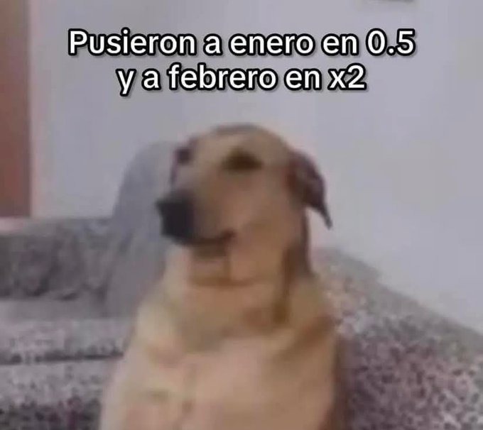 Febrero está a x2 - meme