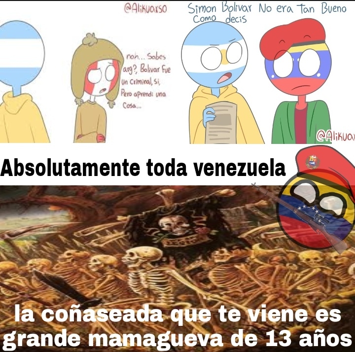 Bolivar es una de las 7 cosas más sagradas de Venezuela :son: - meme